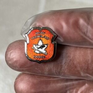 MONT TREMBLANT Vintage Ski Pin Quebec CANADA signed BMCO